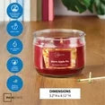 Mainstays 11.5 Ounce Warm Apple Pie 3-Wick Glass Jar Candle