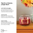 Mainstays 11.5 Ounce Warm Apple Pie 3-Wick Glass Jar Candle