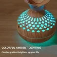 DAKIMOE 300ML Cool Mist Mini Humidifier with Night Light (Flower Vase Shape)