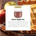 Mainstays 11.5 Ounce Warm Apple Pie 3-Wick Glass Jar Candle