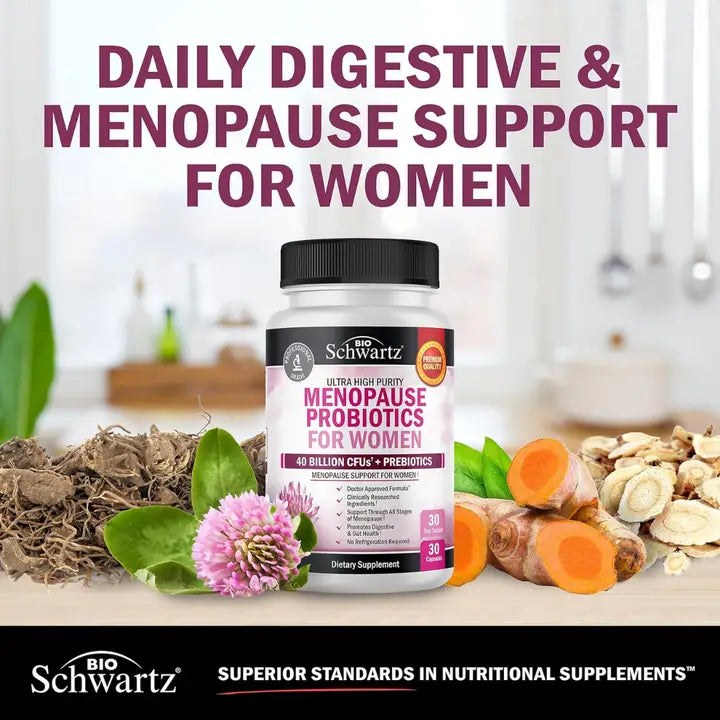 Menopause Probiotics For Women Symptom Relief (30 Cap) (Pack Of 3)