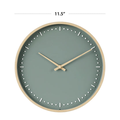 Better Homes & Garden 11.5" Quartz Indoor Decorative Clock, Raised Hour and Minute Markers