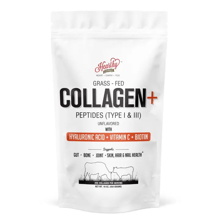 Collagen+ with Hydrolyzed Collagen Powder - Biotin - Hyaluronic Acid & Vitamin C (Case OF 6)