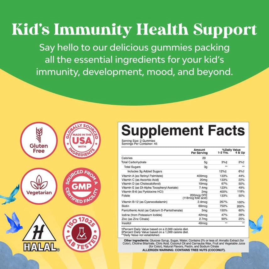 Daily Multivitamin Gummies – Kid’S Wellness Blend, 120ct (Combo of 3)