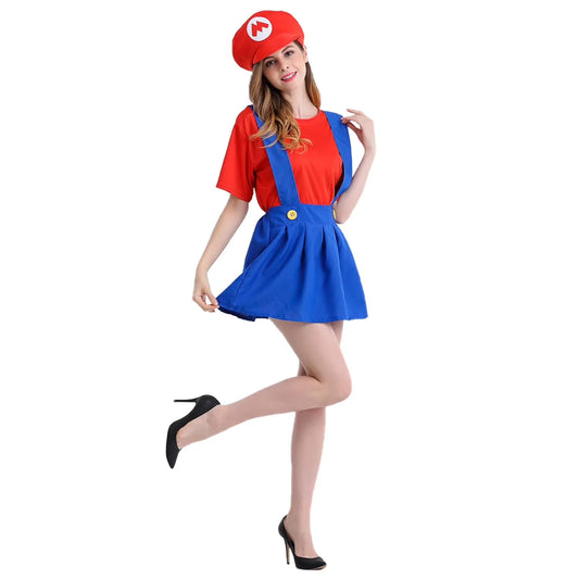 Disguise Cosplay Super Mario Brothers Boys Classic Mario Halloween Costume
