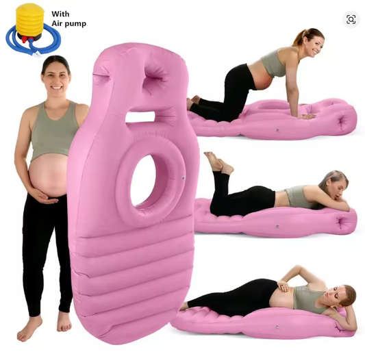 Inflatable Mattress Pregnancy Pillow O-type Yoga Mat Maternity Body Bed Pillow Sleeping Mat Body Bed Pillow Sleep With Air Pump