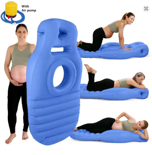 Inflatable Mattress Pregnancy Pillow O-type Yoga Mat Maternity Body Bed Pillow Sleeping Mat Body Bed Pillow Sleep With Air Pump