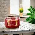 Mainstays 11.5 Ounce Warm Apple Pie 3-Wick Glass Jar Candle